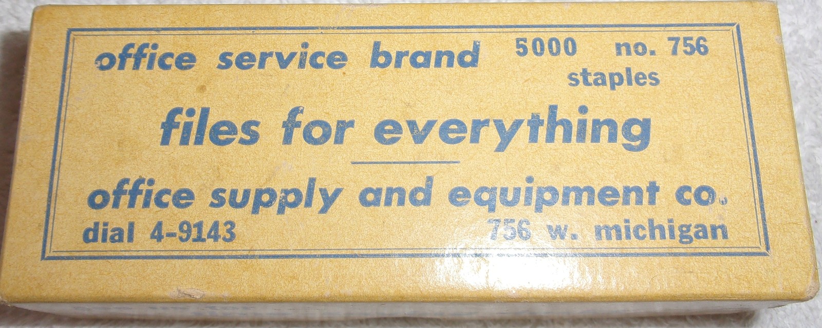 Vintage Office Service Brand Files for Everything Staples No 756 - $2.99