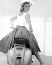 Angie Dickinson Jessica Striking Pose on Vespa scooter 16x20 Poster - £15.68 GBP
