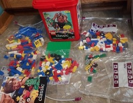Lego Classic Red Plastic Bucket  Bricks #4288  - £39.44 GBP