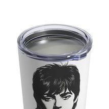 Paul McCartney Tumbler: 10oz Vacuum-Insulated Stainless Steel Black and White Po - £24.02 GBP