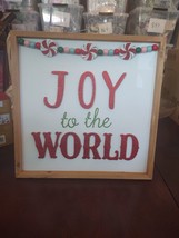 &quot;Joy To The World&quot; Christmas Sign 14&quot; X 14&quot; - £27.95 GBP