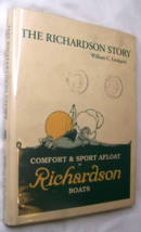 1990 VINTAGE RICHARDSON BOAT STORY HISTORY WILLIAM LINDQUIST BOOK TONAWA... - $36.62