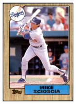 1987 Topps Mike
  Scioscia   Los Angeles Dodgers Baseball
  Card GMMGD - $9.31 MXN
