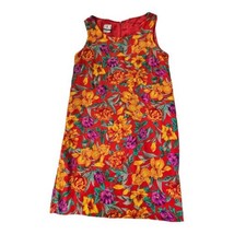 DW3 for David Warren Vintage Tropical Floral Print Sheath Dress Women&#39;s ... - £23.10 GBP