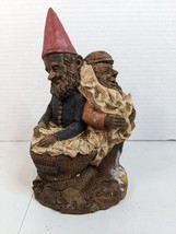 Vintage Tom Clark Gnome Figurine Cairn Studios Signed Pete &amp; RePete 1990 - £20.91 GBP