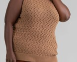 Minnie Rose Cotton Cashmere Pointelle Tank Size 2X - $100.98