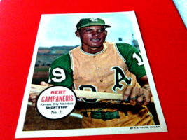 1967 Bert Campaneris Topps Pin Up # 2 As Nm / Mint Or Better !! - $39.99