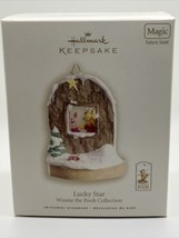 2008 Hallmark Ornament “Lucky Star” Winnie The Pooh Collection Magic Sound NEW - £10.66 GBP