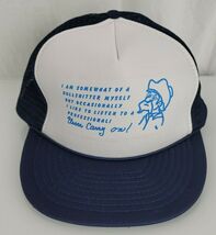 Vintage Nissun Snapback Trucker Hat Blue "I am somewhat of a bullshitter... - $39.59