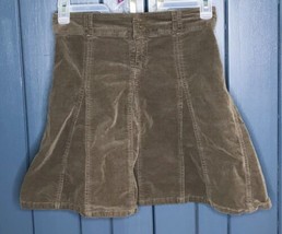 Sahalie Brown Fine Wale Corduroy Mini Skirt  Tagged 8 May Fit 6 - $11.88