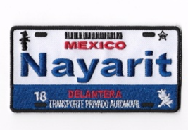 Nayarit Mexico License Plate Patch  - $8.59