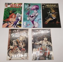 Lot of Five (5) Violet Vogue Vamps Violent Messiahs - Image DC Black Out Comics - £10.23 GBP