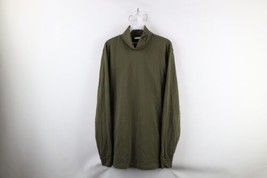 Vintage 90s Puma Mens XL Faded Spell Out Long Sleeve Turtleneck T-Shirt Olive - £29.55 GBP