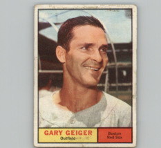 1961 Topps Gary Geiger #33 - Boston Red Sox - £2.40 GBP