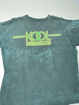 Vintage Kool Center Cut Heavy T-Shirt Mens Size XL Green Marbled Print Crew Neck - £16.72 GBP