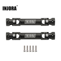 INJORA Hardened Steel Drive Shafts with D-shaped Holes for 1/24 RC Crawler FMS F - £15.53 GBP