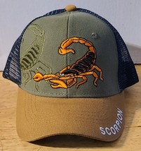 Scorpion Arachnid Stinger Tail Snapback Mesh Back Baseball Cap Hat #3 - £11.88 GBP