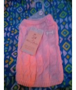 House Of Barker Pink Cable Knit Bone Sweater Size Xsmall Will Fit Upto 5... - $19.01 CAD