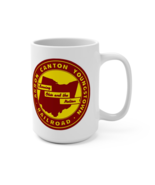 Railroad Classic Coffee Mug 15oz, Akron Canton Youngstown Train Cup - $11.29