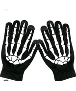Cat &amp; Jack 2 Pack Tech Touch Skeleton Hand Gloves, Black -OSFM - $239.23 MXN