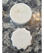 Vintage Thermos 10 oz. Food Jar, Vintage Green Hot / Cold. lid and cup - $7.92