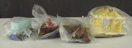 New Sealed 4PC Toy Lot Set MCDONALDS Premiums England FLINTSTONES 1993 H... - €15,61 EUR