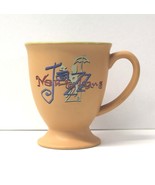 JAZZ NEW ORLEANS STONEWARE COFFEE CUP TEA MUG ON PEDESTAL FOOTED UMBRELL... - $9.99