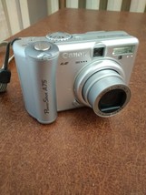 Fotocamera digitale Canon PowerShot A75 da 3,2 megapixel. non funziona - £34.80 GBP