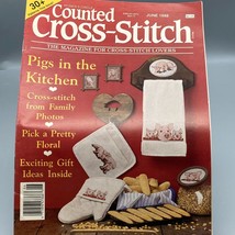 Vintage Craft Patterns, Womens Circle Counted Cross Stitch Magazine June 1988 - £7.00 GBP