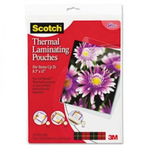 3M TP3854-20 THERMAL POUCHES, LETTER SIZE - $40.72