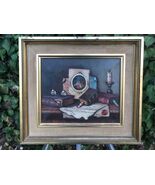 JANOS APATFALVI CZENE Original MODERN IMPRESSIONIST Still Life Oil on Ca... - $633.60