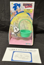 Sonic the Hedgehog Easter Bunny Pock &amp; basket 2.5&quot; Action Fig Jakks Paci... - $38.78