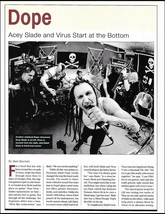 Dope band Acey Slade, Virus &amp; Edsel Dope 2002 pin-up photo / article - $4.01