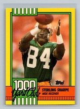 Sterling Sharpe #4 1990 Topps Green Bay Packers 1000 Yard Club - £1.59 GBP