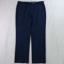 Crosby &amp; Howard 34 x 30 Navy Blue Straight Flex Dress Pants - £12.64 GBP