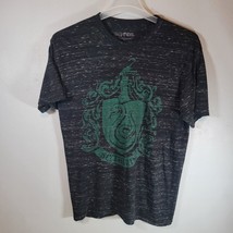 Harry Potter Shirt Mens Large Slytherin House Short Sleeve Casual - £11.04 GBP
