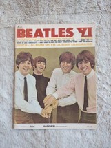 vintage Beatles VI songbook - Vocal Album with Guitar Diagrams 1965 w/ P... - $12.34