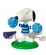 Snoopy Figurine bobblehead nodder vtg Danbury Mint Peanut cheer leader m... - £23.23 GBP