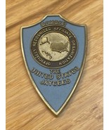 Vintage United States Jaycees Member Plate KG JD - $10.92 CAD