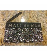 5&quot; By 9&quot; Maui Hawaii Multi Color Bead Zip Coin Purse Handmade - £27.66 GBP