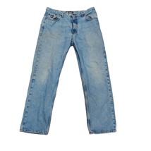Chaps Ralph Lauren Light Wash Blue Denim Jeans 100% Cotton Mens W36 L32 - £28.24 GBP
