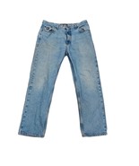 Chaps Ralph Lauren Light Wash Blue Denim Jeans 100% Cotton Mens W36 L32 - £26.98 GBP