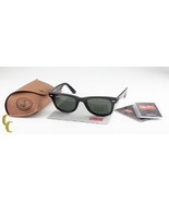 Classico Ray-Ban Nero Occhiali da Sole Wayfarer RB2140 W/ Case &amp; Panno di - $360.98 CAD