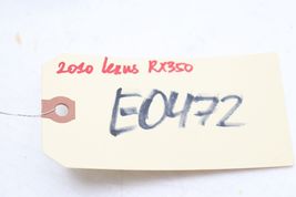 10-12 LEXUS RX350 FRONT RIGHT PASSENGER SEAT BELT RETRACTOR BLACK E0472 image 12