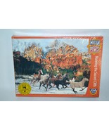 Master Pieces 1000 Pc Jigsaw Puzzle &quot;Running the Sacred Cliffs&quot; Sealed - £8.96 GBP