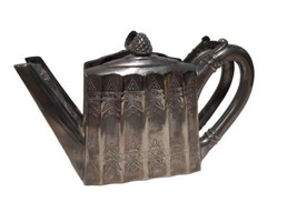 Vintage, 1993 Godinger Silver Co.,  Silver Plated Teapot Napkin Holder - £11.49 GBP