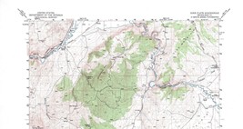Dixie Flats Quadrangle, Nevada 1952 Topo Map USGS 15 Minute Topographic - £17.30 GBP