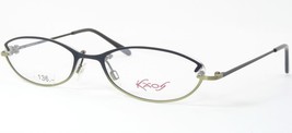 Kaos Seventy 3 Matt Black Gradient Olive Green Unique Rare Eyeglasses 54-14-135 - $94.94