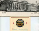 Ohio&#39;s Capitols Booklet and Landmarks and Symbols Brochures 1950&#39;s - £22.22 GBP