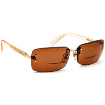Versace Sunglasses Frame Only MOD.X81 COL. 030/272 Gold/Peach Rimless It... - £117.98 GBP